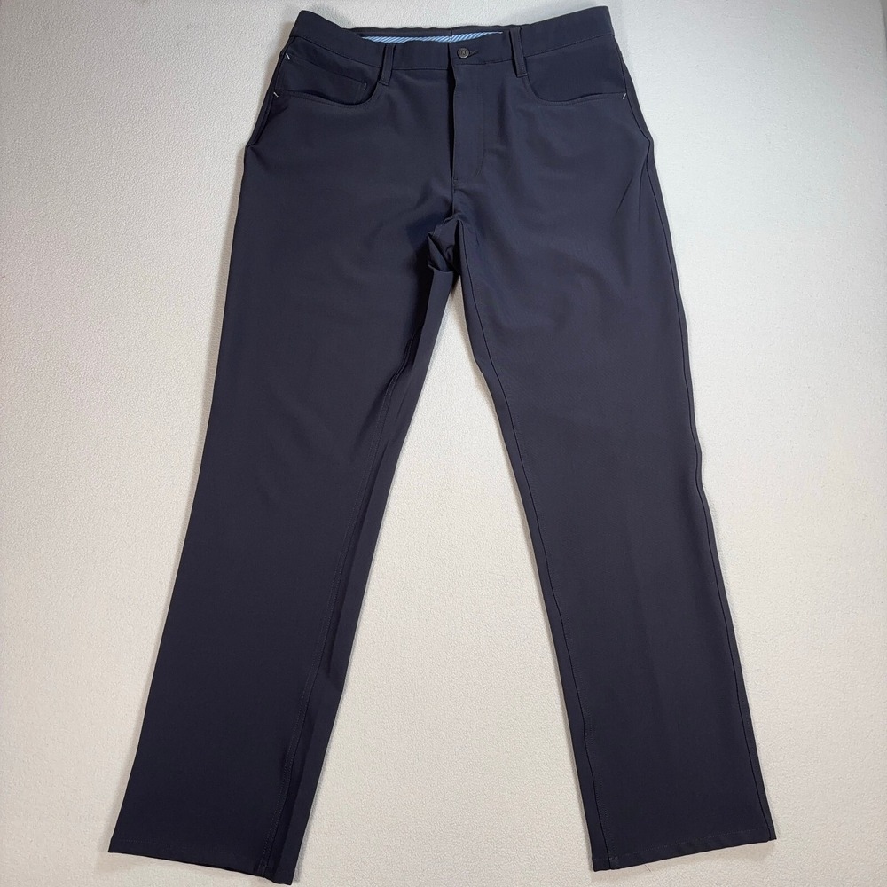 FootJoy Pants Men's 36 (altered to 34x32) Gray Athletic Fit Stretch Golf Logo